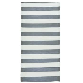Vonkajší koberec Grey Stripes 90x180
