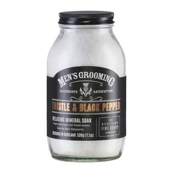 Pánska soľ do kúpeľa Thistle & Black pepper 500 g