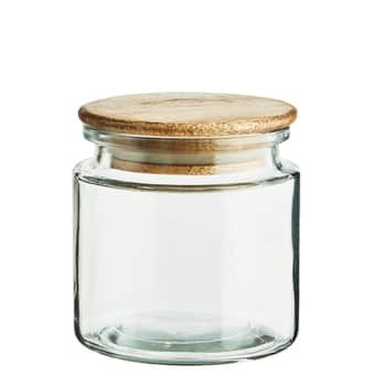 Sklenená dóza Wooden Lid 500 ml