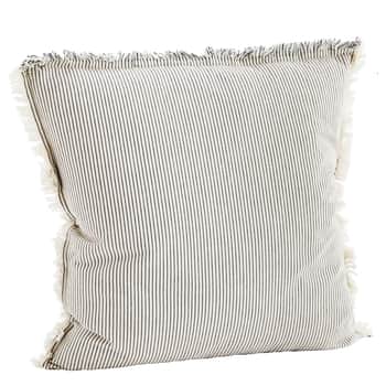 Bavlněný povlak na polštář Off White Fringes 50×50 cm