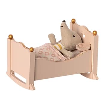 Kolébka pro myší miminko Baby Mouse Maileg - Rose
