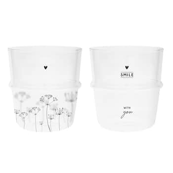 Pohár na vodu Smile/Flower 250 ml