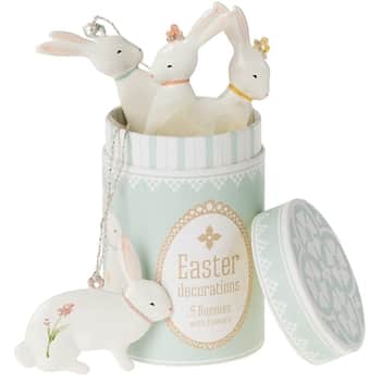Veľkonočná dekorácia Bunny - Set 5 ks