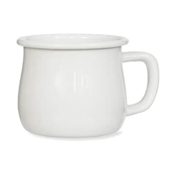 Plecháček Warm White Enamel 550 ml