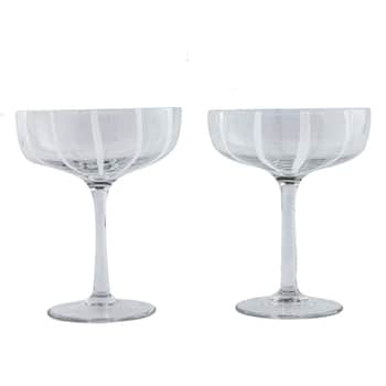 Pohár na šampanské Mizu Glass Clear - set 2 ks