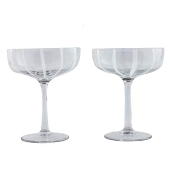 Sklenice na šampaňské Mizu Glass Clear 230 ml - set 2 ks