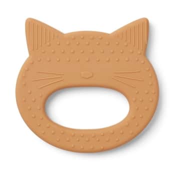 Silikonové kousátko Gemma Cat Mustard