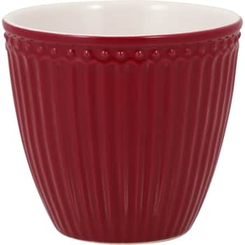 Latte cup Alice Claret Red