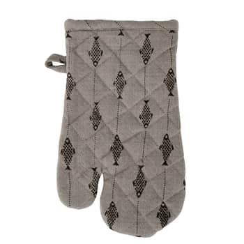 Bavlněná chňapka Qulited Grey/Black