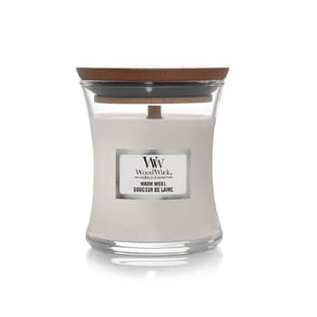 Vonná svíčka WoodWick - Warm Wool 85 g