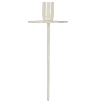 Zapichovací svícen Taper White