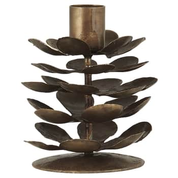 Kovový svícínek Cone Brass 6 cm