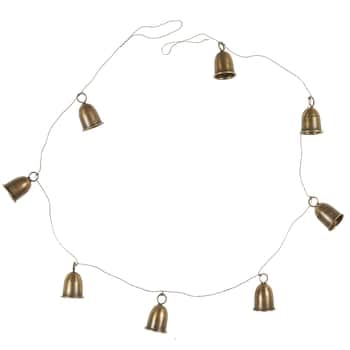 Girlanda s kovovými zvonečky 100 cm