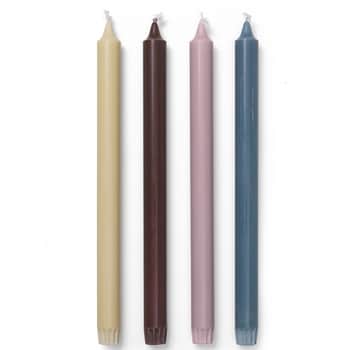 Vysoká svíčka Whimsical Blend - set 4 ks