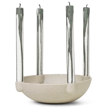 Adventní svícen Ceramic Light Grey