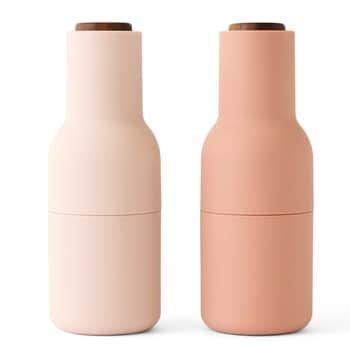 Mlýnek na sůl a pepř Bottle Nudes Walnut - set 2 ks