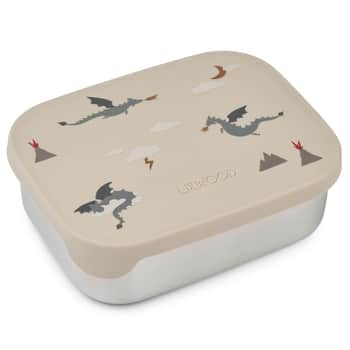 Desiatový box Arthur Little Dragon dark sandy 900 ml