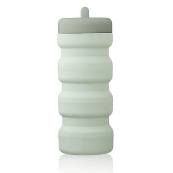 Skladacia silikónová fľaša Wilson Dusty mint 450 ml