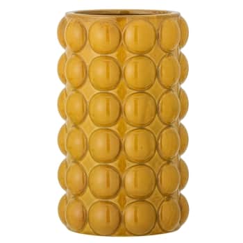 Kameninová váza Deia Yellow 25 cm