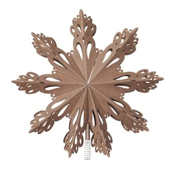 Skladacia hviezda na stromček Snowflake Indian Tan