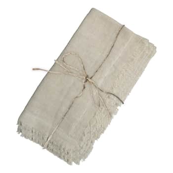 Látkové obrúsky Linen 40x40 cm - set 4 ks