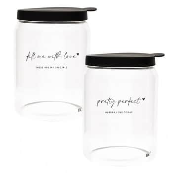 Sklenená úložná dóza Storage Fill me/Pretty 1,6 l