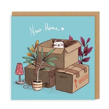 Přání ke kolaudaci New Home Cat Boxes