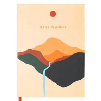 Nedatovaný diář Colour Landscape Daily Planner