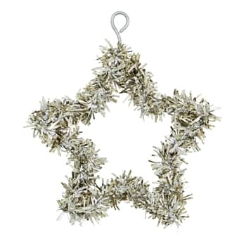 Závěsná vánoční ozdoba Joy Star Silver Oxidized 10 cm