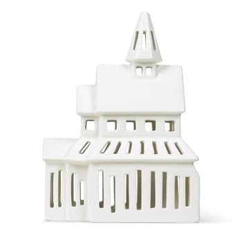 Lampáš domček Urbania Stavkirke 20 cm