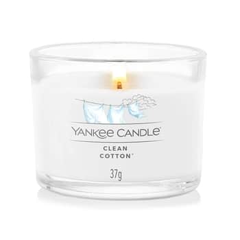 Votivní svíčka ve skle Yankee Candle - Clean Cotton
