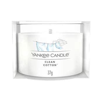 Votivní svíčka ve skle Yankee Candle - Clean Cotton