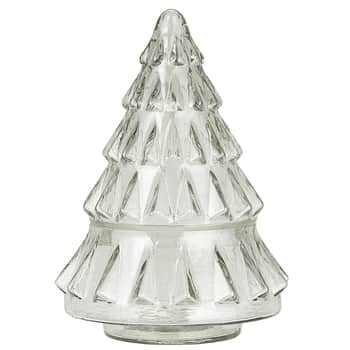 Skleněný stromeček na dekorace Clear