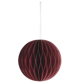 Papírová ozdoba Folded Paper Bordeaux 8 cm