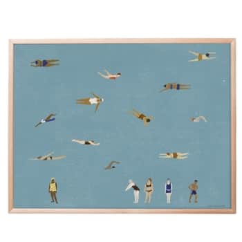 Plagát Swimmers 40x50 cm
