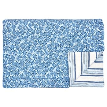 Prešívaný prehoz Linea Blue 180 x 230 cm