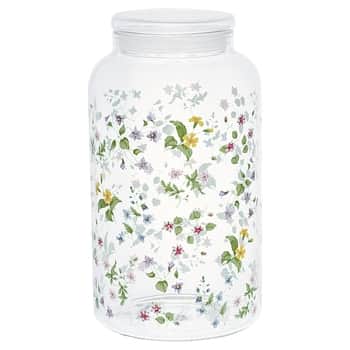 Sklenená dóza s viečkom Karolina White 2,5l