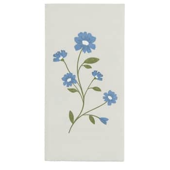 Papírové ubrousky Flora Blue Flowers  - 16 ks