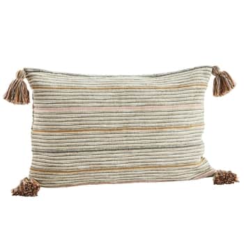 Povlak na polštář z recyklované bavlny Striped 40x60cm