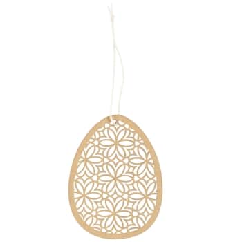 Papierová veľkonočná dekorácia Egg Flower Natural