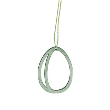 Velikonoční dekorace GETINGE Egg Green 5 cm