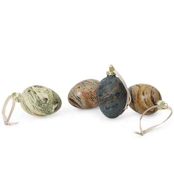 Dekoratívne vajíčka Marble Easter Eggs - set 4 ks