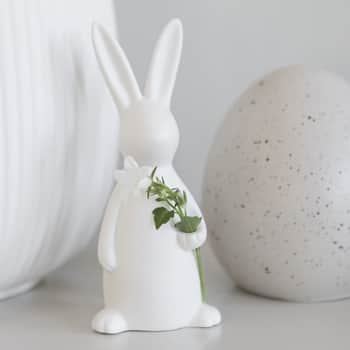 Velikonoční dekorace SVEA White 13 cm