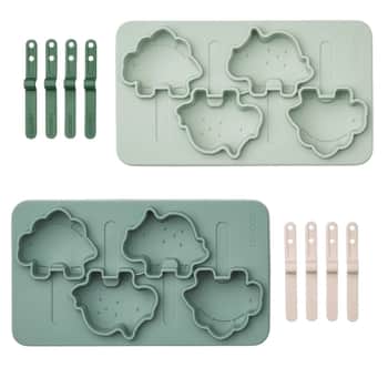 Silikónová forma na zmrzlinu Manfred Dino Peppermint - Set 2 ks
