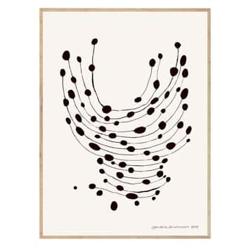 Autorský plagát Dancing Dots by Leise Dich Abrahamsen 30x40 cm