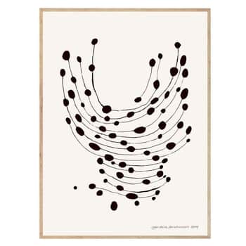 Autorský plakát Dancing Dots by Leise Dich Abrahamsen 30x40 cm