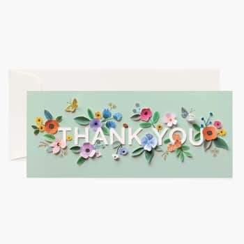 Prianie Cut Paper Thank You No. 10