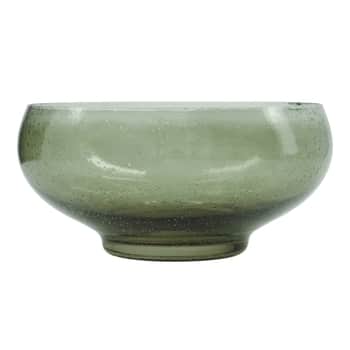 Skleněná mísa Rain Green ⌀18cm