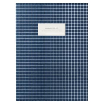 Linajkový zošit Check Brick Dark Blue A4