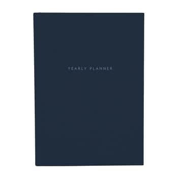 Nedatovaný diár Yearly Planner Navy A5